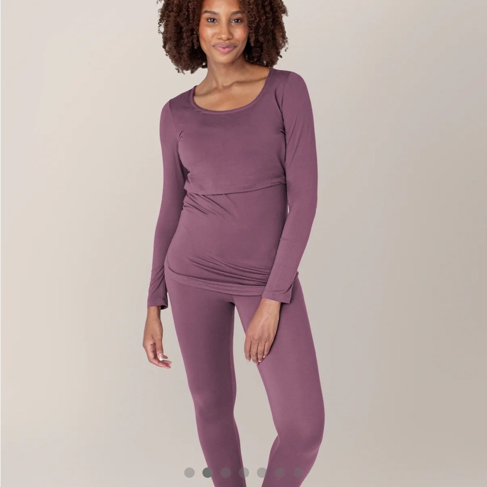 Kindred Bravely Plum Long Sleeve Pajama Set